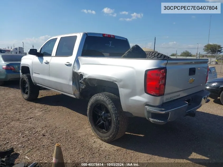 2014 Chevrolet Silverado 1500 Work Truck 2Wt VIN: 3GCPCPEC7EG407804 Lot: 40375414