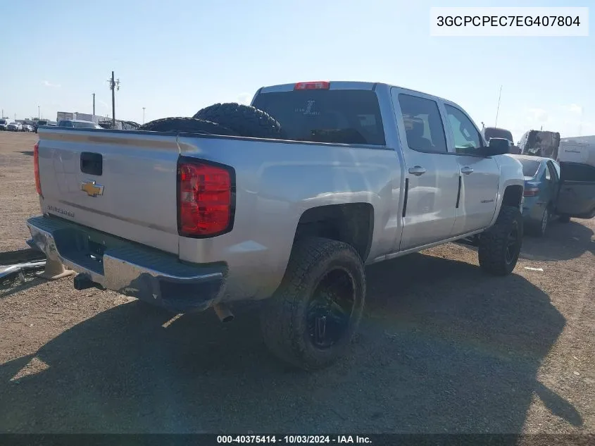 2014 Chevrolet Silverado 1500 Work Truck 2Wt VIN: 3GCPCPEC7EG407804 Lot: 40375414