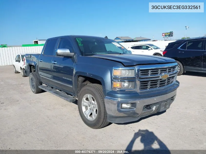 2014 Chevrolet Silverado 1500 2Lz VIN: 3GCUKSEC3EG332561 Lot: 40376371