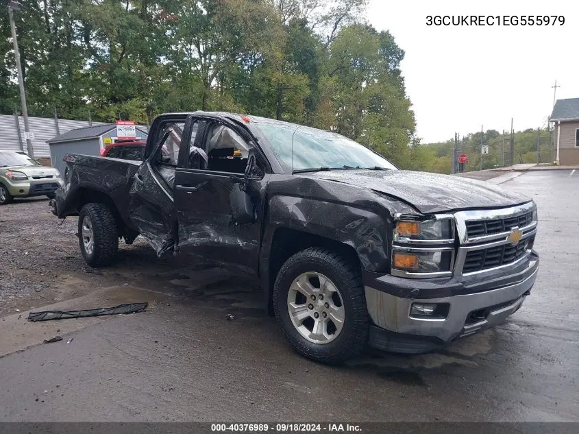 2014 Chevrolet Silverado K1500 Lt VIN: 3GCUKREC1EG555979 Lot: 40376989