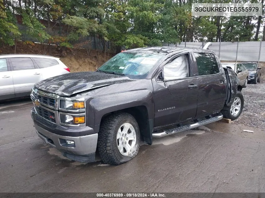 2014 Chevrolet Silverado K1500 Lt VIN: 3GCUKREC1EG555979 Lot: 40376989