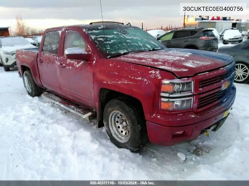 2014 Chevrolet Silverado 1500 VIN: 3GCUKTEC0EG400756 Lot: 40377110