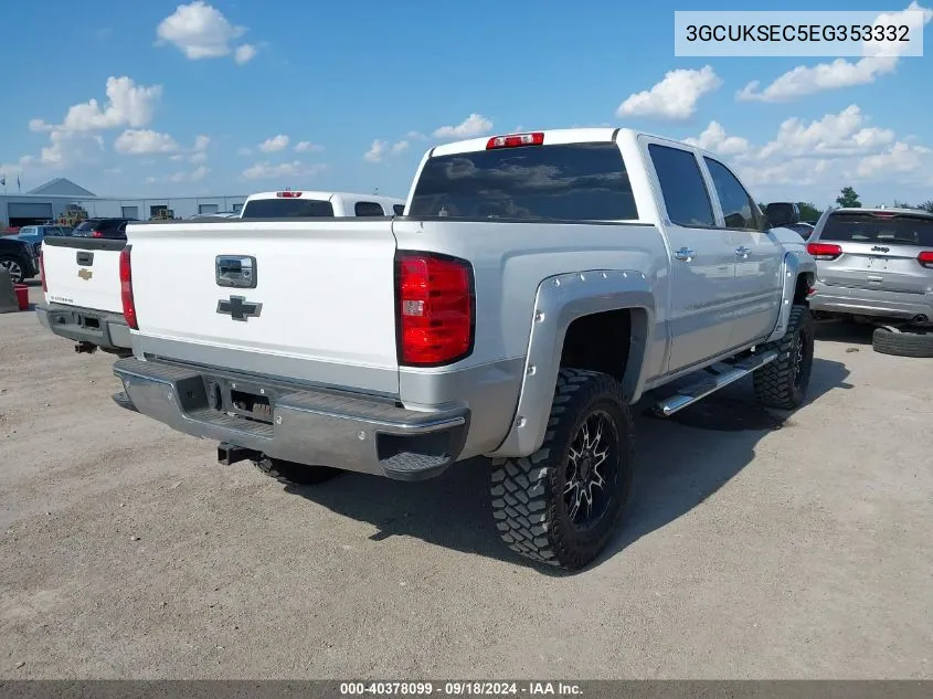 2014 Chevrolet Silverado 1500 2Lz VIN: 3GCUKSEC5EG353332 Lot: 40378099