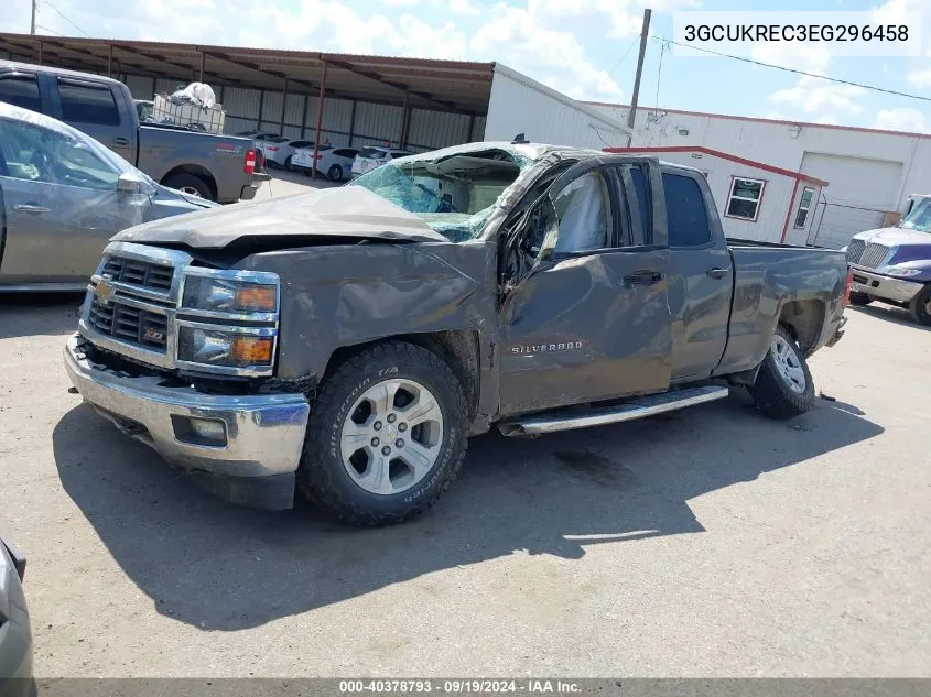 2014 Chevrolet Silverado 1500 2Lt VIN: 3GCUKREC3EG296458 Lot: 40378793