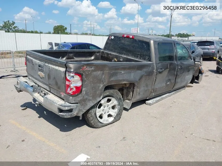 3GCUKREC3EG296458 2014 Chevrolet Silverado 1500 2Lt