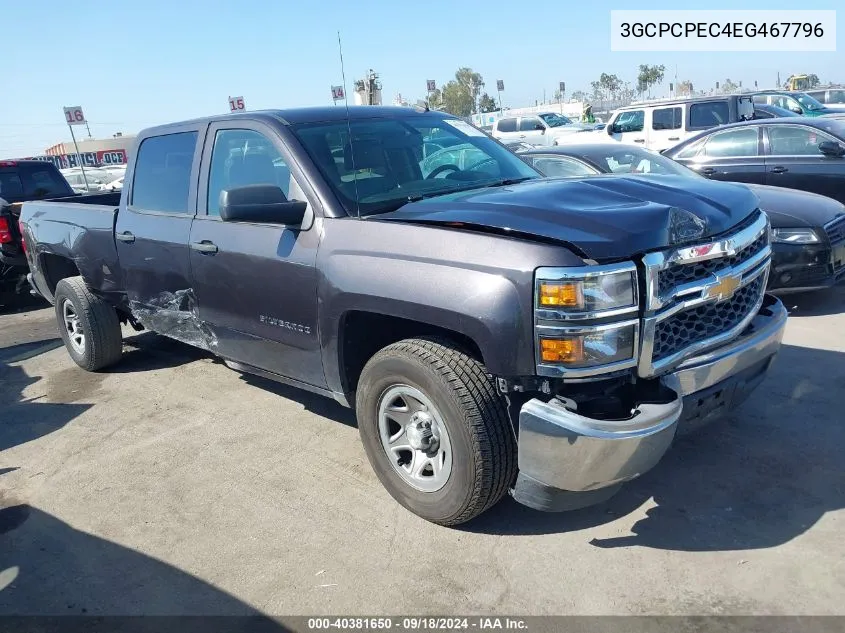 2014 Chevrolet Silverado C1500 VIN: 3GCPCPEC4EG467796 Lot: 40381650