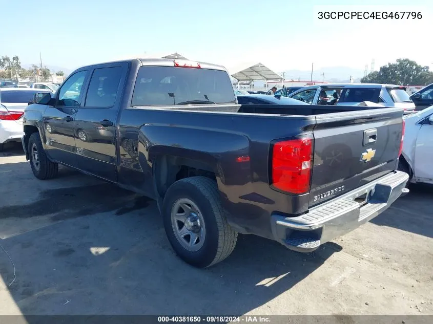 2014 Chevrolet Silverado C1500 VIN: 3GCPCPEC4EG467796 Lot: 40381650