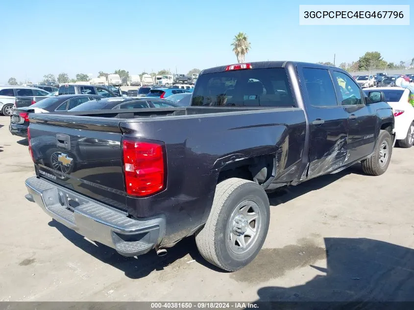 2014 Chevrolet Silverado C1500 VIN: 3GCPCPEC4EG467796 Lot: 40381650