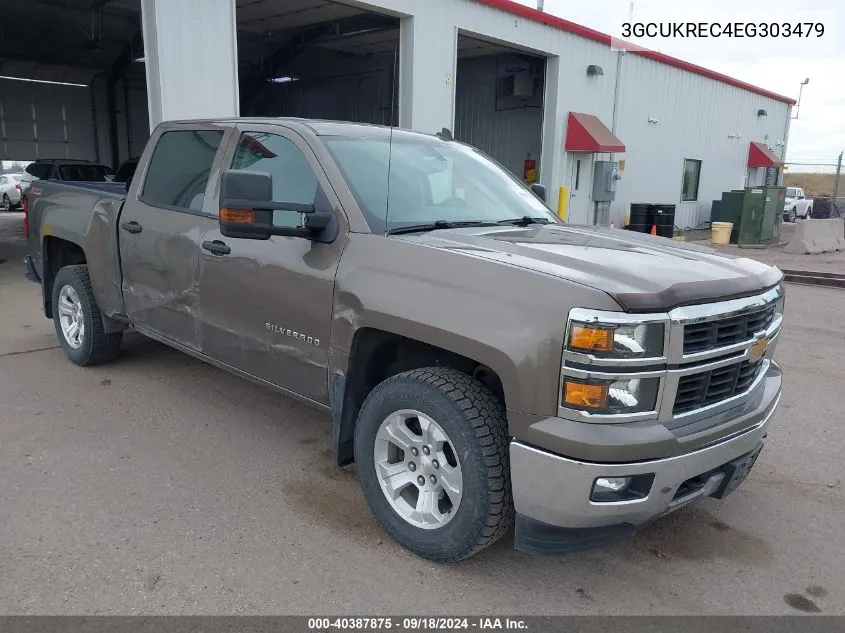 2014 Chevrolet Silverado 1500 2Lt VIN: 3GCUKREC4EG303479 Lot: 40387875