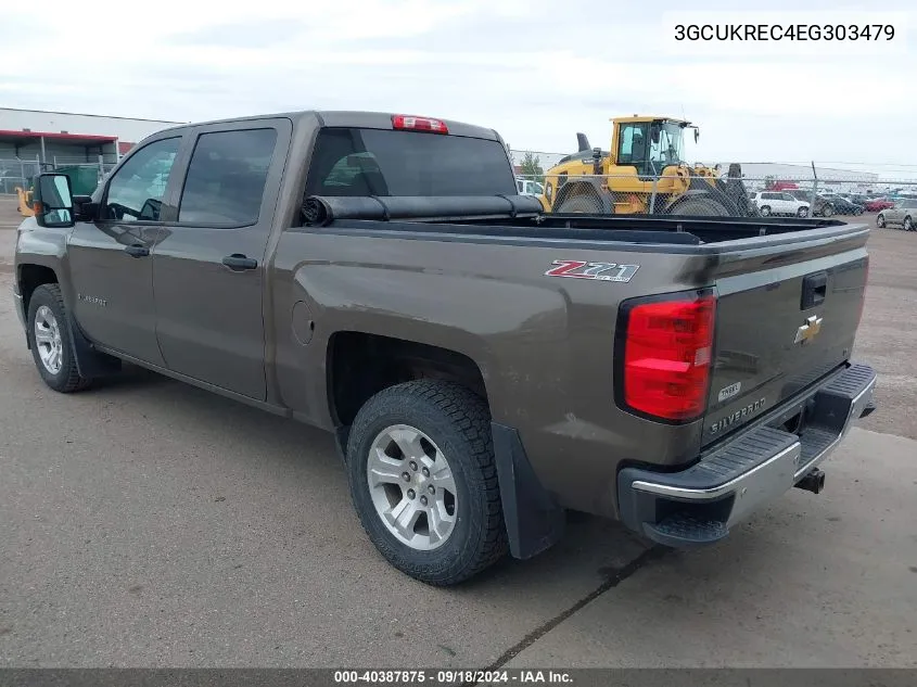 2014 Chevrolet Silverado 1500 2Lt VIN: 3GCUKREC4EG303479 Lot: 40387875