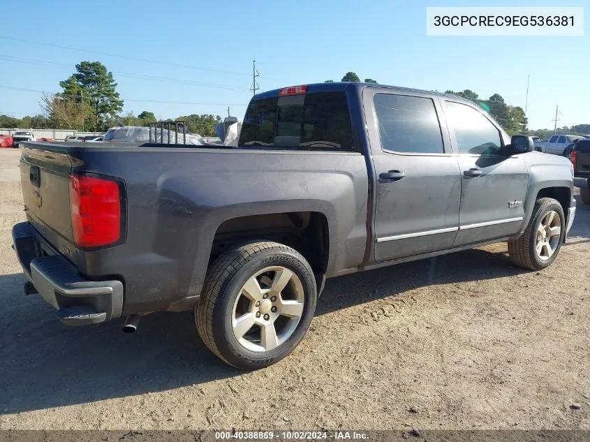 2014 Chevrolet Silverado 1500 1Lt VIN: 3GCPCREC9EG536381 Lot: 40388859