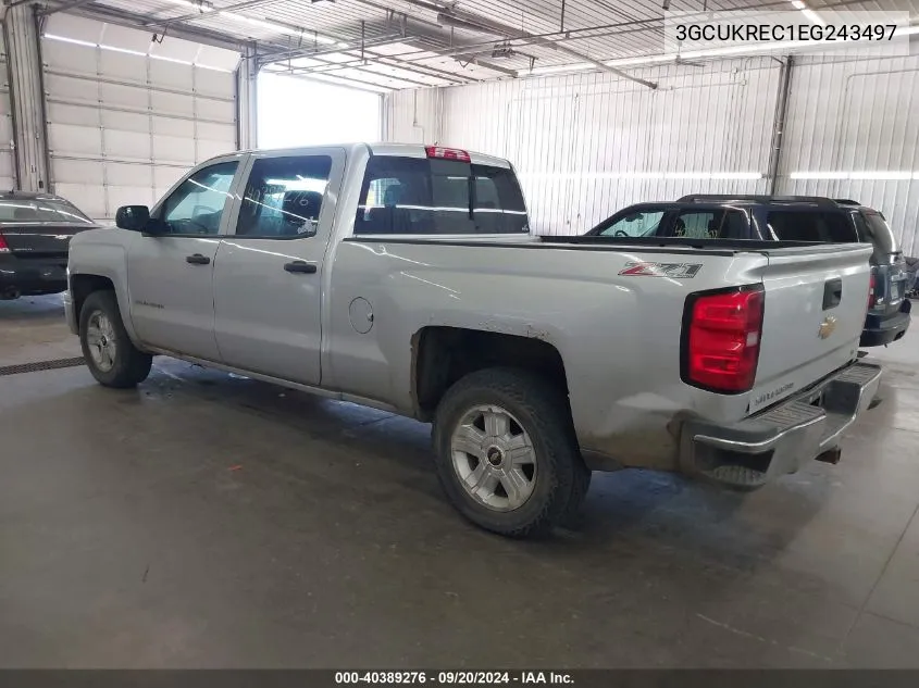 3GCUKREC1EG243497 2014 Chevrolet Silverado 1500 2Lt