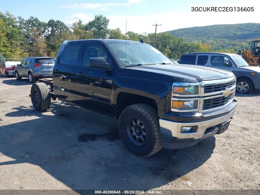 2014 Chevrolet Silverado 1500 2Lt VIN: 3GCUKREC2EG136605 Lot: 40390645