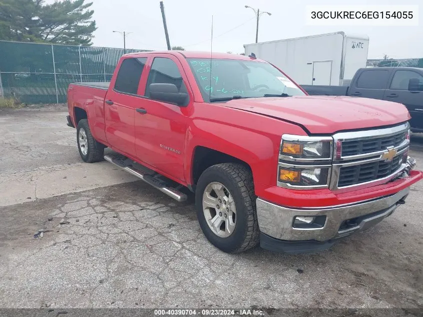 2014 Chevrolet Silverado 1500 2Lt VIN: 3GCUKREC6EG154055 Lot: 40390704