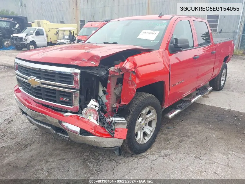 2014 Chevrolet Silverado 1500 2Lt VIN: 3GCUKREC6EG154055 Lot: 40390704