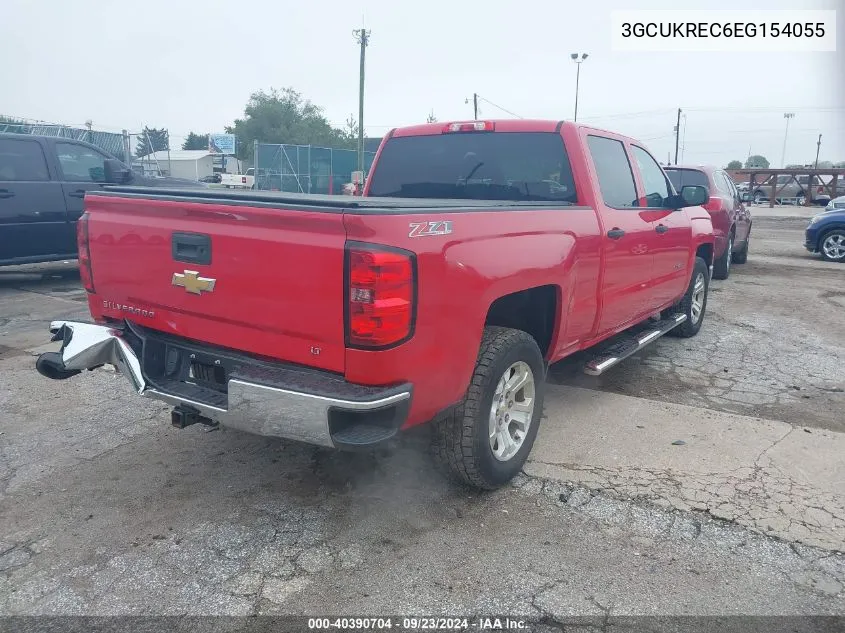 2014 Chevrolet Silverado 1500 2Lt VIN: 3GCUKREC6EG154055 Lot: 40390704