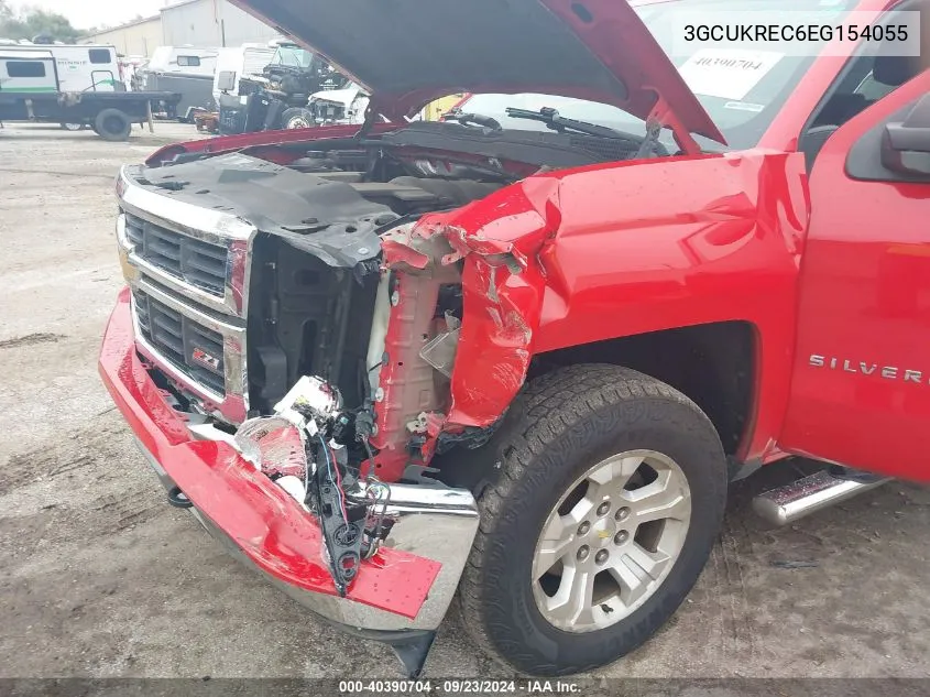 2014 Chevrolet Silverado 1500 2Lt VIN: 3GCUKREC6EG154055 Lot: 40390704