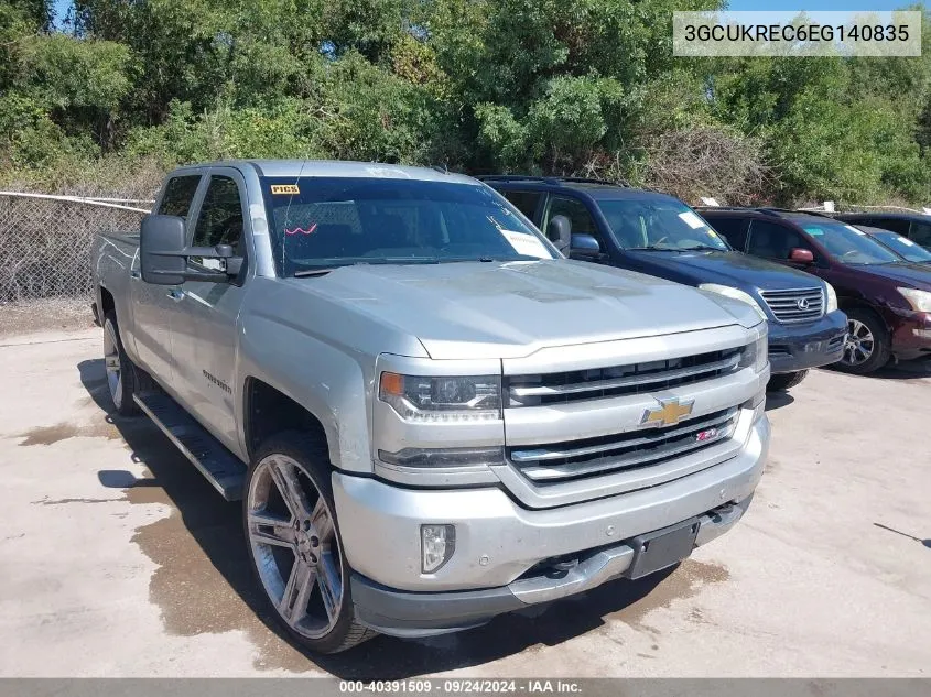 3GCUKREC6EG140835 2014 Chevrolet Silverado 1500 1Lt