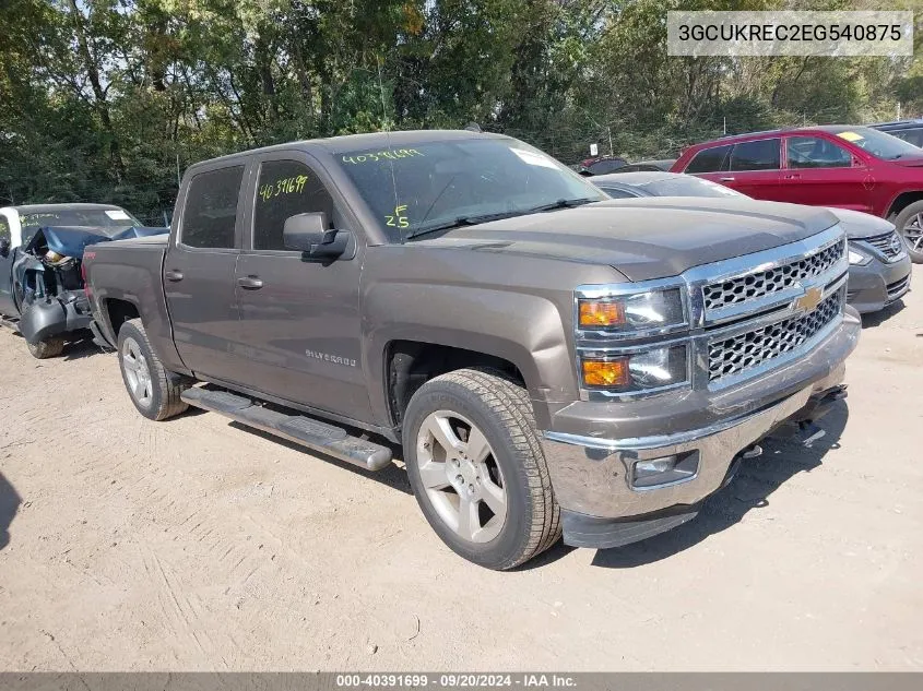 3GCUKREC2EG540875 2014 Chevrolet Silverado 1500 1Lt