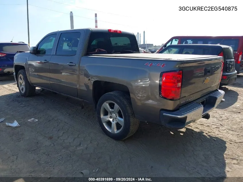 2014 Chevrolet Silverado 1500 1Lt VIN: 3GCUKREC2EG540875 Lot: 40391699