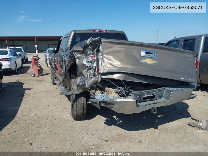 3GCUKSEC3EG353071 2014 Chevrolet Silverado 1500 1Lz