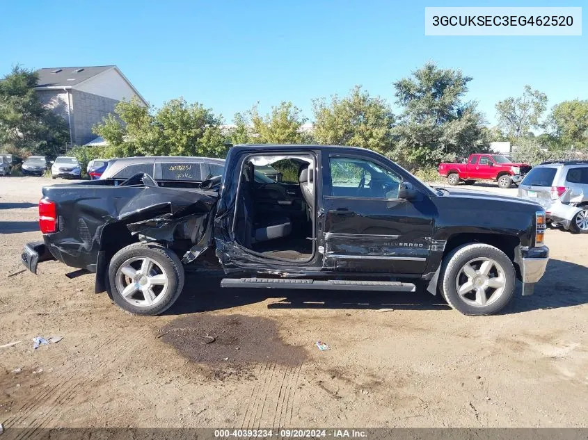 2014 Chevrolet Silverado 1500 1Lz VIN: 3GCUKSEC3EG462520 Lot: 40393234