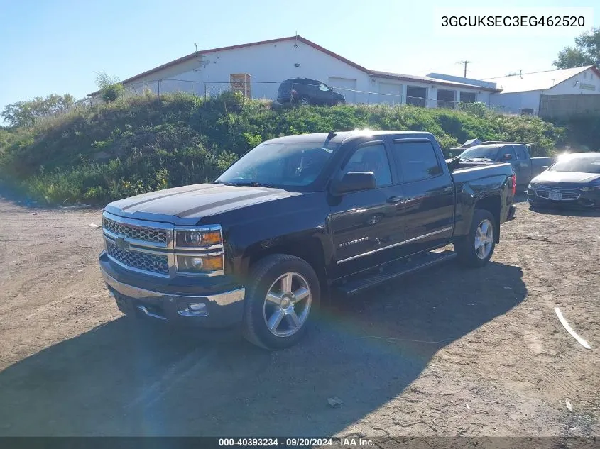 2014 Chevrolet Silverado 1500 1Lz VIN: 3GCUKSEC3EG462520 Lot: 40393234