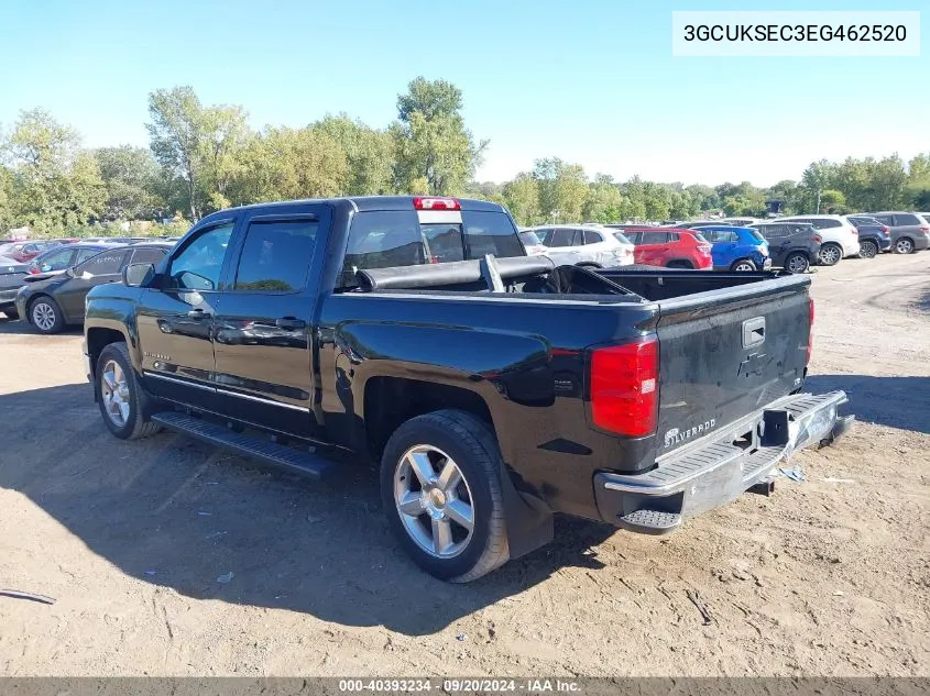 2014 Chevrolet Silverado 1500 1Lz VIN: 3GCUKSEC3EG462520 Lot: 40393234