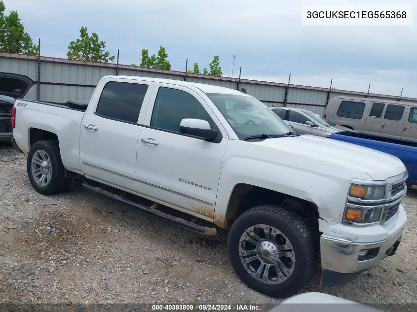 2014 Chevrolet Silverado K1500 Ltz VIN: 3GCUKSEC1EG565368 Lot: 40393809