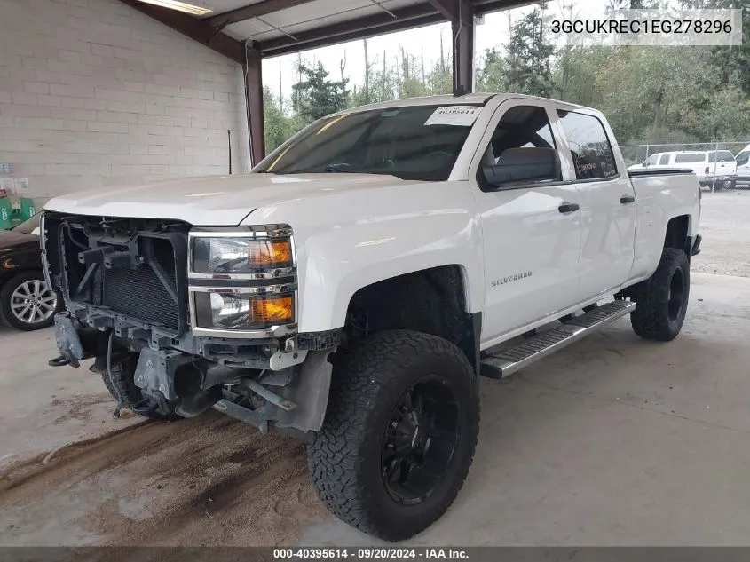 2014 Chevrolet Silverado 1500 1Lt VIN: 3GCUKREC1EG278296 Lot: 40395614