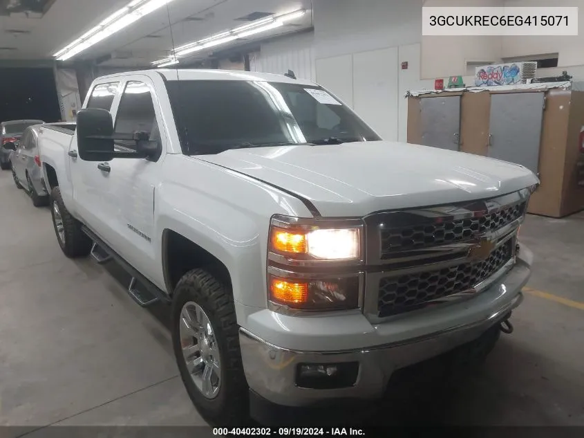 2014 Chevrolet Silverado 1500 1Lt VIN: 3GCUKREC6EG415071 Lot: 40402302