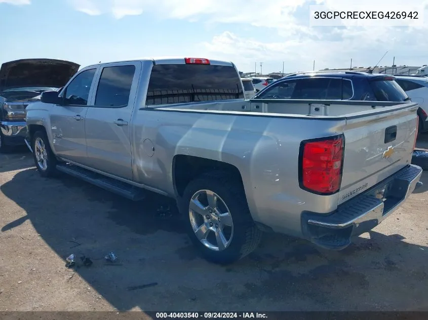 3GCPCRECXEG426942 2014 Chevrolet Silverado 1500 1Lt