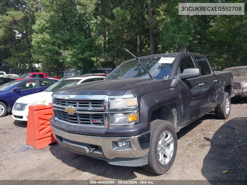 3GCUKRECXEG552708 2014 Chevrolet Silverado K1500 Lt