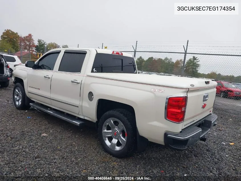 2014 Chevrolet Silverado 1500 1Lz VIN: 3GCUKSEC7EG174354 Lot: 40408645