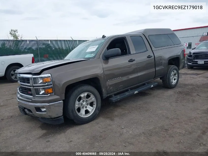 2014 Chevrolet Silverado 1500 2Lt VIN: 1GCVKREC9EZ179018 Lot: 40409065