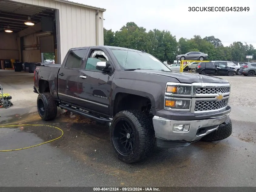 2014 Chevrolet Silverado 1500 K1500 Ltz VIN: 3GCUKSEC0EG452849 Lot: 40412324