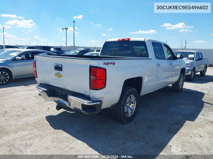 2014 Chevrolet Silverado 1500 1Lt VIN: 3GCUKREC9EG496602 Lot: 40412698