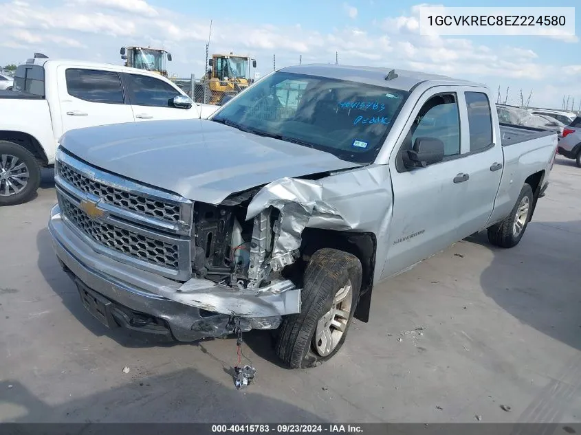 2014 Chevrolet Silverado 1500 1Lt VIN: 1GCVKREC8EZ224580 Lot: 40415783