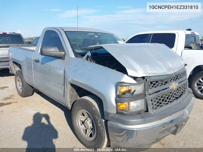 2014 Chevrolet Silverado 1500 Work Truck 1Wt VIN: 1GCNCPEH1EZ331810 Lot: 40416423