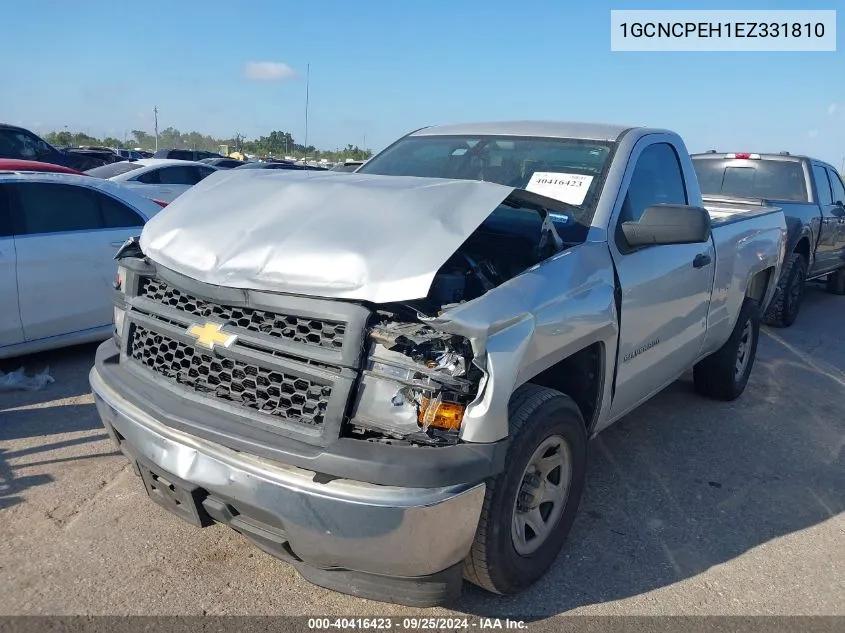 2014 Chevrolet Silverado 1500 Work Truck 1Wt VIN: 1GCNCPEH1EZ331810 Lot: 40416423