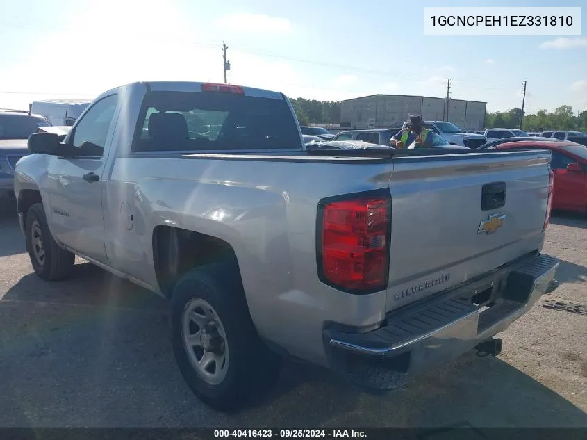 2014 Chevrolet Silverado 1500 Work Truck 1Wt VIN: 1GCNCPEH1EZ331810 Lot: 40416423