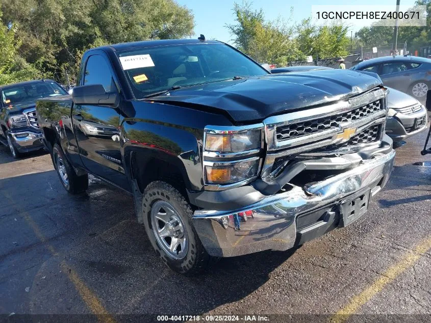 1GCNCPEH8EZ400671 2014 Chevrolet Silverado 1500 Work Truck 2Wt