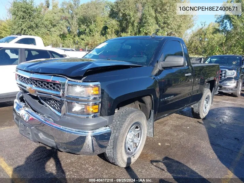 1GCNCPEH8EZ400671 2014 Chevrolet Silverado 1500 Work Truck 2Wt