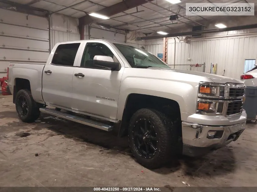 2014 Chevrolet Silverado 1500 2Lt VIN: 3GCUKREC6EG323152 Lot: 40423250