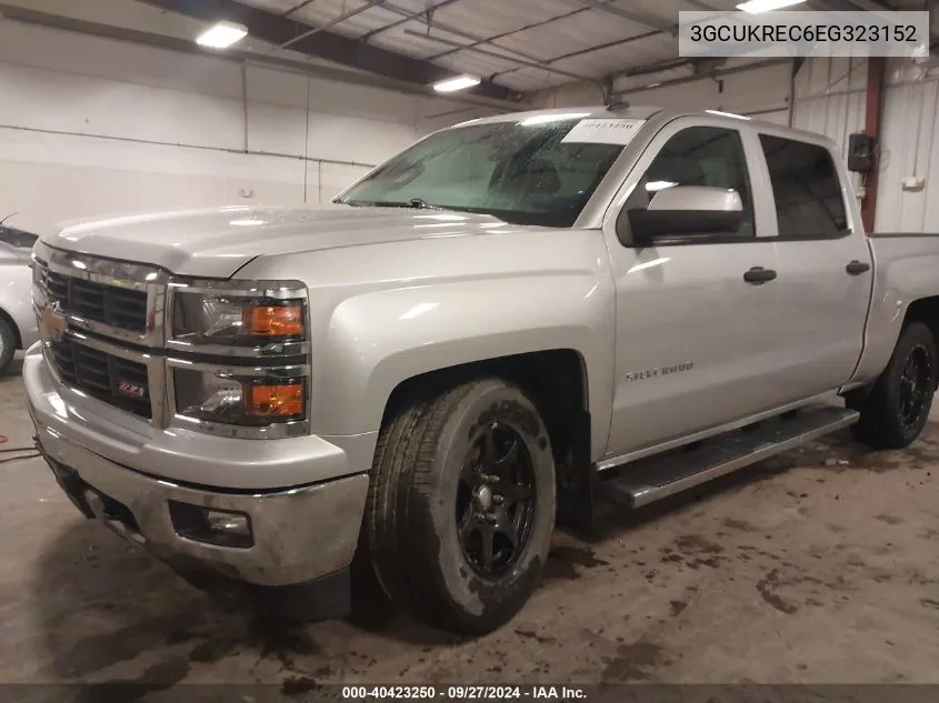 2014 Chevrolet Silverado 1500 2Lt VIN: 3GCUKREC6EG323152 Lot: 40423250