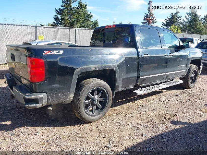 2014 Chevrolet Silverado 1500 K1500 Ltz VIN: 3GCUKSEC7EG137207 Lot: 40425417