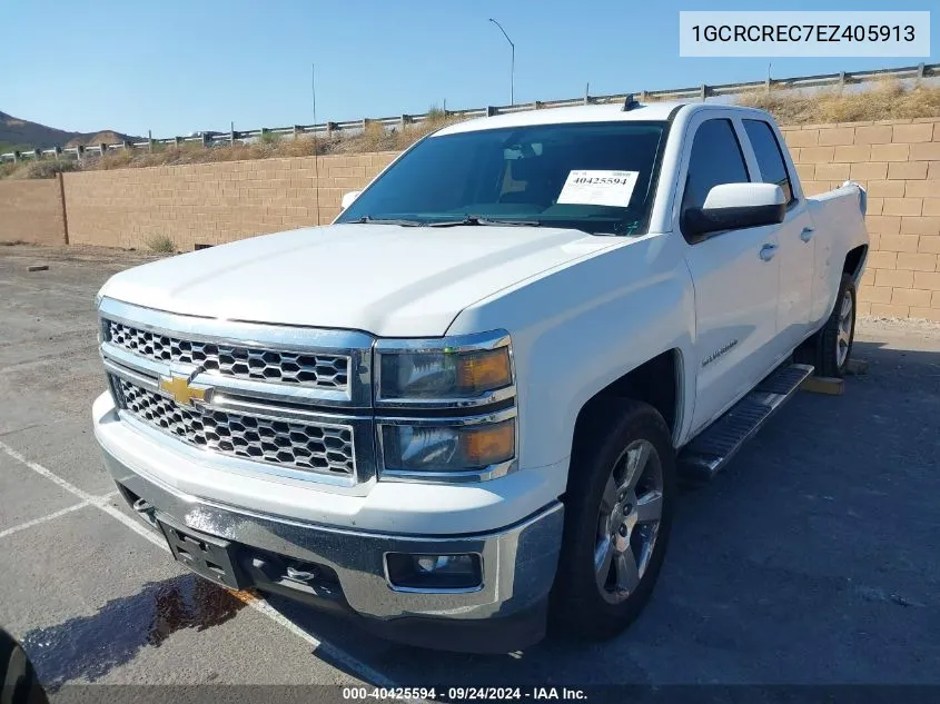 1GCRCREC7EZ405913 2014 Chevrolet Silverado 1500 1Lt