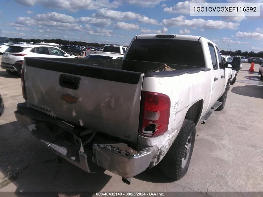 2014 Chevrolet Silverado 2500Hd Work Truck VIN: 1GC1CVCGXEF116392 Lot: 40432149