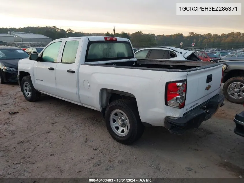 2014 Chevrolet Silverado 1500 Work Truck 1Wt VIN: 1GCRCPEH3EZ286371 Lot: 40433483