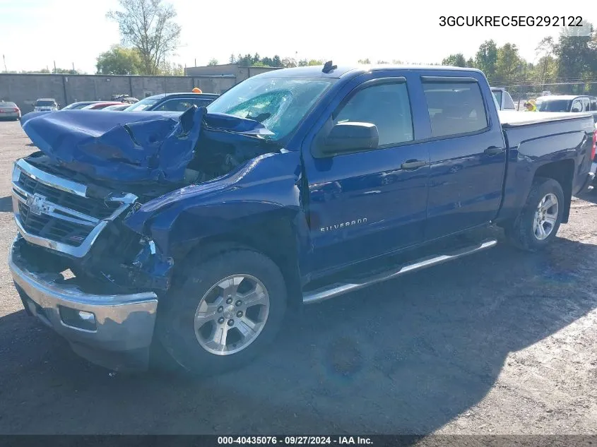 3GCUKREC5EG292122 2014 Chevrolet Silverado 1500 2Lt